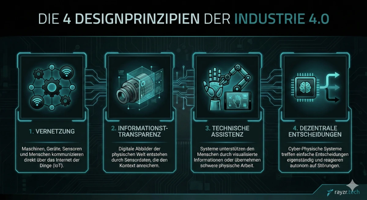 Die 4 Industrie 4.0 Designprinzipien